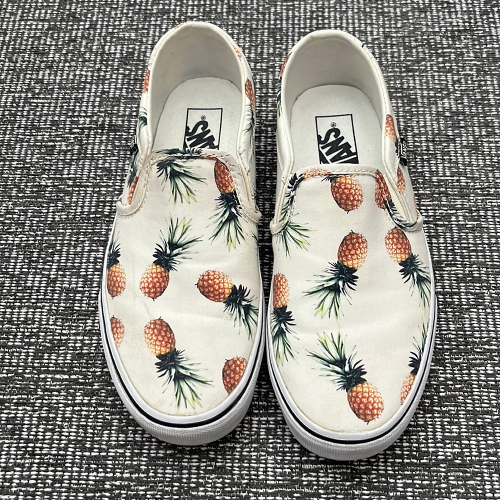 Vans Pineapple Slip Ons